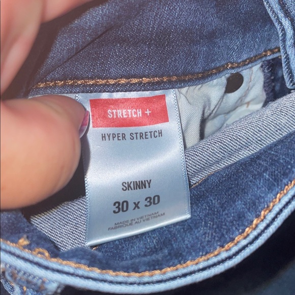 Express Women’s Blue Skinny Jeans | Size 30x30 - Picture 9 of 9